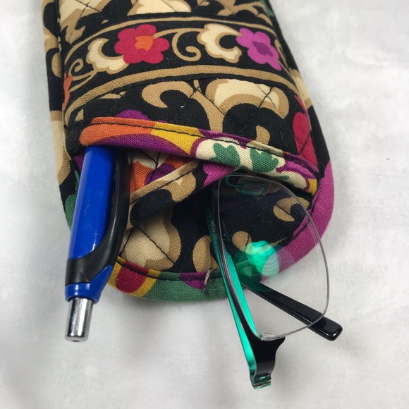Vera Bradley two pocket soft glasses case - Picture 6 of 7
